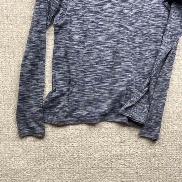 Columbia Quarter zip Pullover Heather blue Women's L Workout mid layer Outdoor - Picture 11 of 11